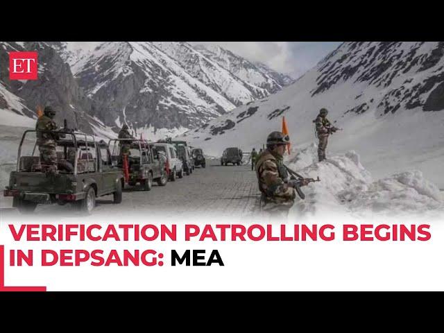 India-China disengagement: Verification patrolling begins..., MEA on border agreement at LAC