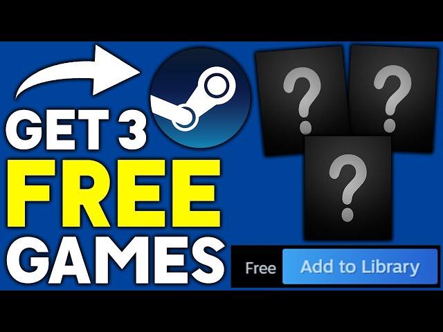 GET 3 FREE STEAM PC GAMES RIGHT NOW + AWESOME STEAM GAME WINTER SALE 2024 DEALS!