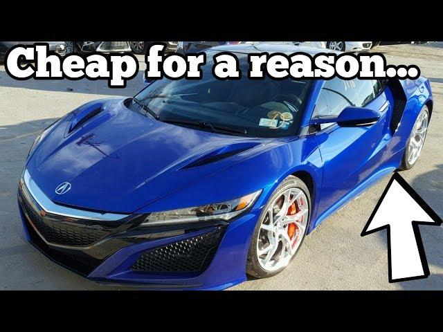 Here's why this Cheap Acura NSX Looks MINT but has a Salvage Title!