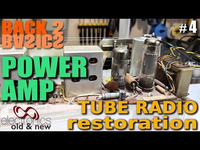 How To Check the Power Amp Stage - Tube Radio Restoration Back to Basics part 4 #pcbway#