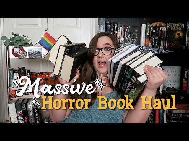 MASSIVE Horror Book Haul!