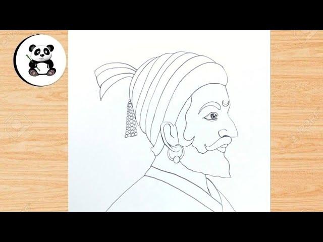 Easy Chatrapati shivaji maharaj pencildrawing | shivaji jayanti