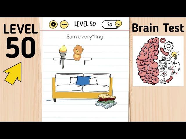 Brain Test Level 50 Burn Everything!