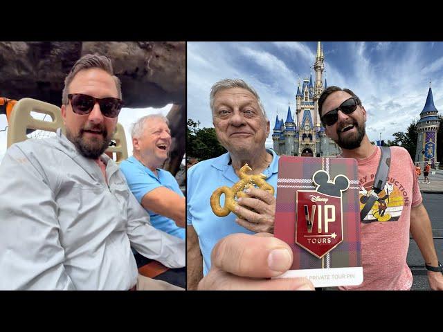 Taking My 80 Year Old Blind Dad To Disney World For A Vip Tour! He Hasn't Been In 20 Years!