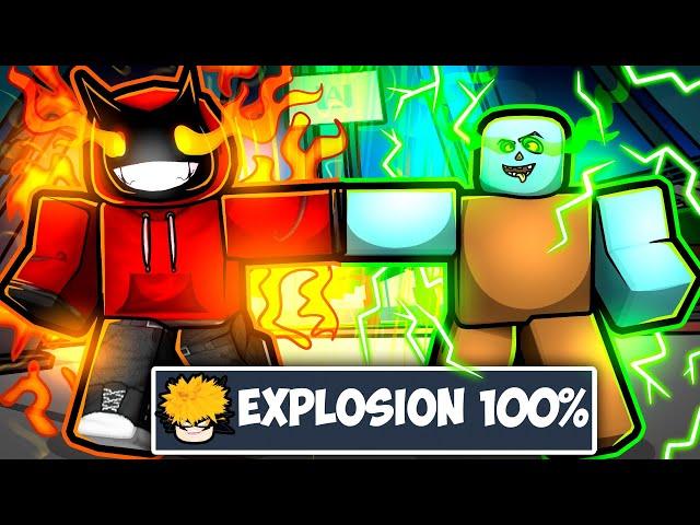 They Added A SECOND AWAKENING to The EXPLOSION HERO ULTIMATE… (Roblox Heroes Battlegrounds)