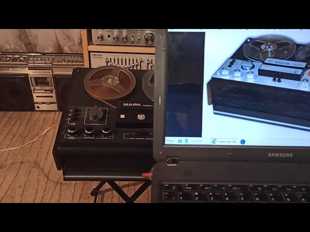 Магнитофон Маяк-205   Reel tape recorder Mayak-205