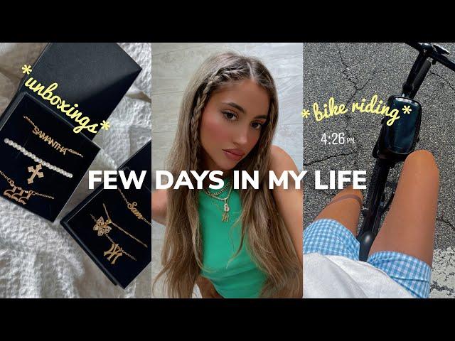 a few days in my life: life updates, unboxings, trying new makeup & more!!