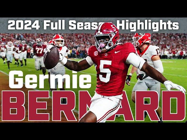 Germie Bernard | 2024 Highlights | HD | Alabama WR 