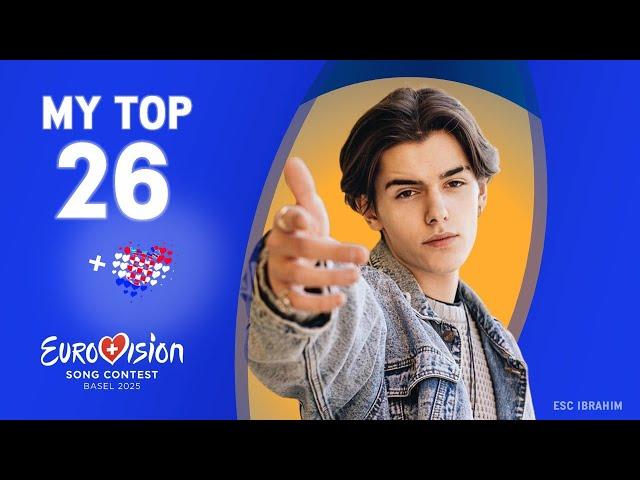  Eurovision 2025 | My Top 26 - New: 