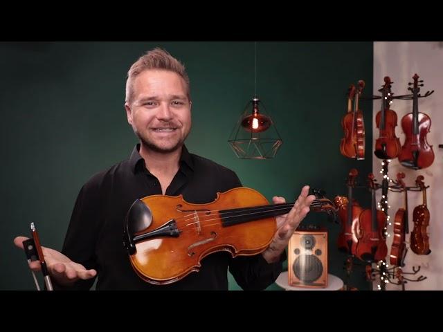 Holstein Workshop Amati and Bench Cannone Violins for Nancy