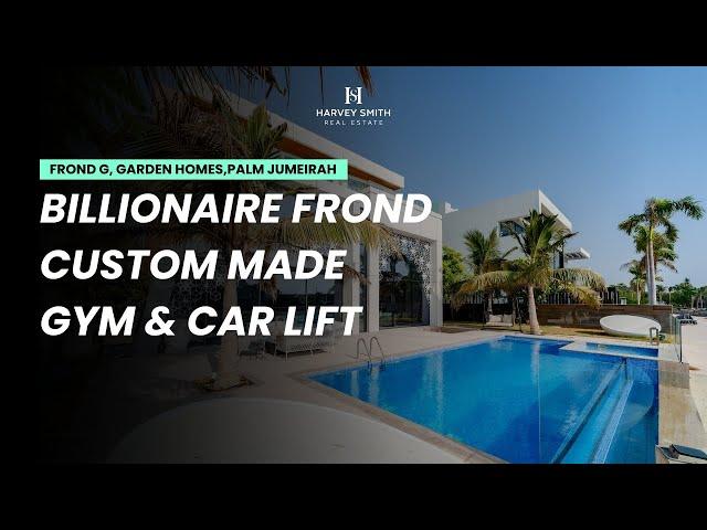 BILLIONARE FROND l 6 Bedroom Custom Made Villa at Frond G, Garden Homes, Palm Jumeirah