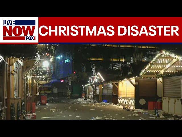 BREAKING: Car slams into crowd at Christmas market in Germany