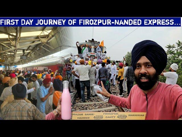 First Day Journey In 14622 Firozpur-Nanded Express.... *So much heat is driving me crazy*