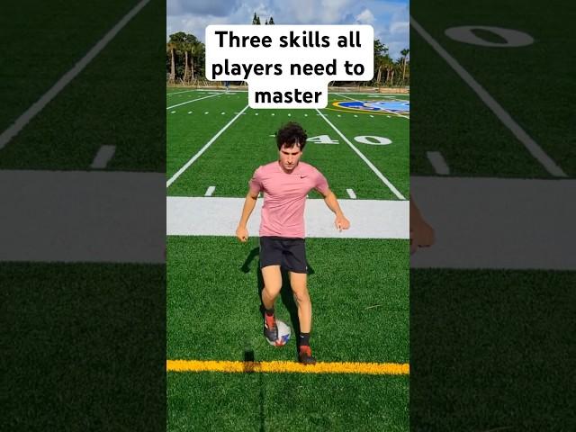 Master these 3️⃣ Skills #soccer #football #soccerskills #shorts
