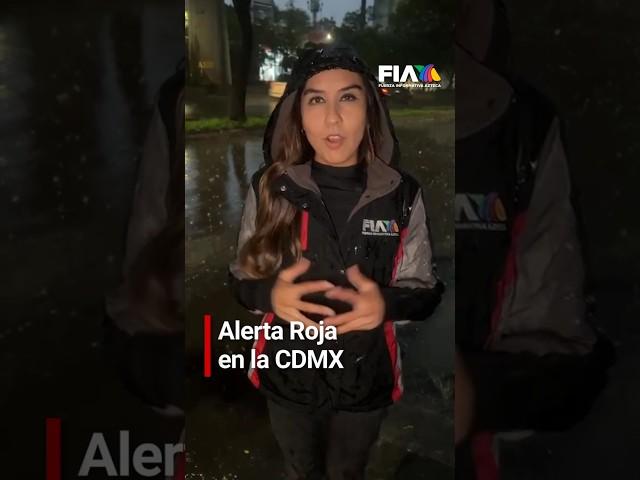 #ATENCIÓN | Se activa Alerta Roja para cuatro alcaldías en CDMX por fuertes lluvias. ️