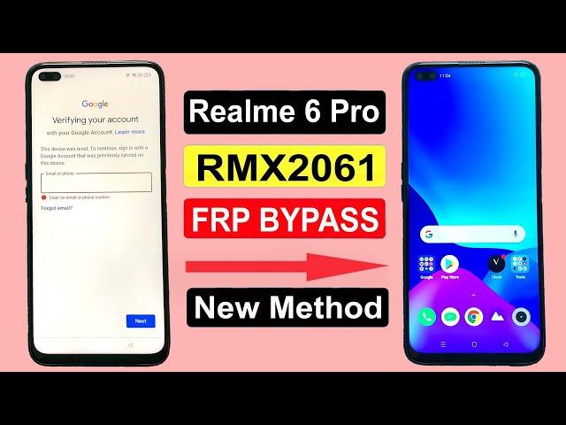 Realme 6 Pro (RMX2061) Frp Bypass | Realme 6 Pro Google Lock Bypass | Realme 6 Pro Gmail Lock Bypass