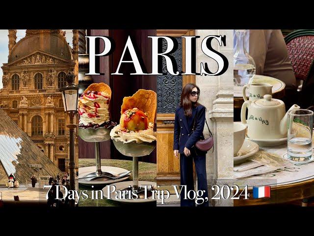 Paris Trip Vlog 2024 BEST Things to do! Trendy shops, Cafe, Flea Market, Museum | Full ver.