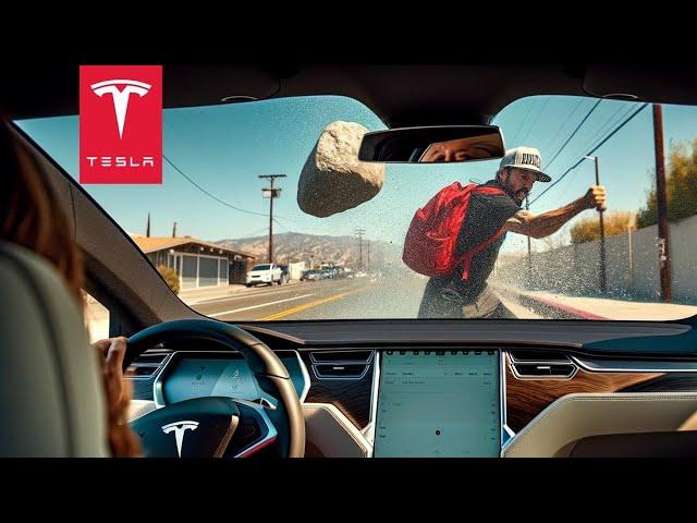 BEST OF TESLA SENTRY MODE | TOP 40 CRASHES, VANDALS AND CRAZY MOMENTS