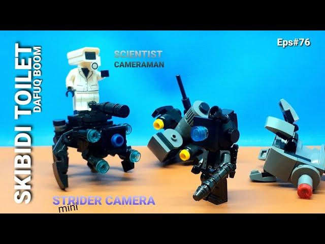 lego skibidi toilet | assemble mini strider camera & scientist cameraman