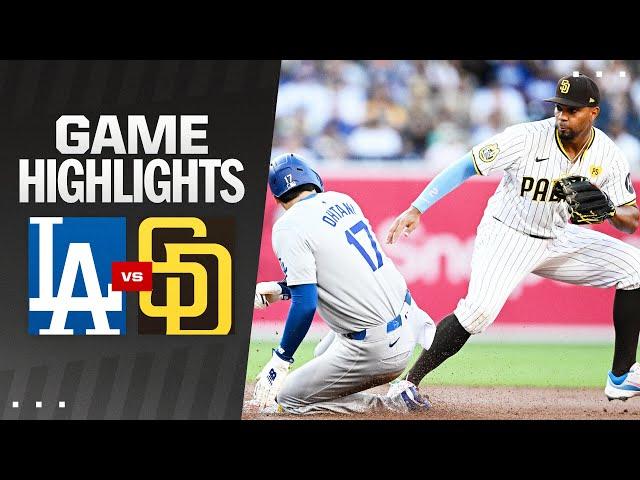 Dodgers vs. Padres Game Highlights (7/30/24) | MLB Highlights