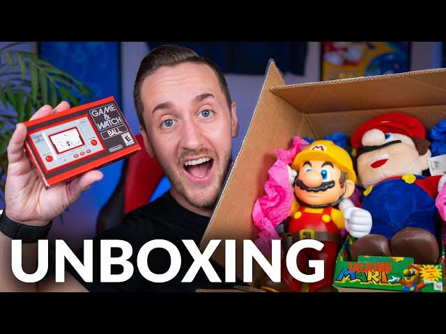 UNBOXING! MASSIVE Super Mario Nintendo Collection SURPRISE From Mr. Switch!!! | Raymond Strazdas