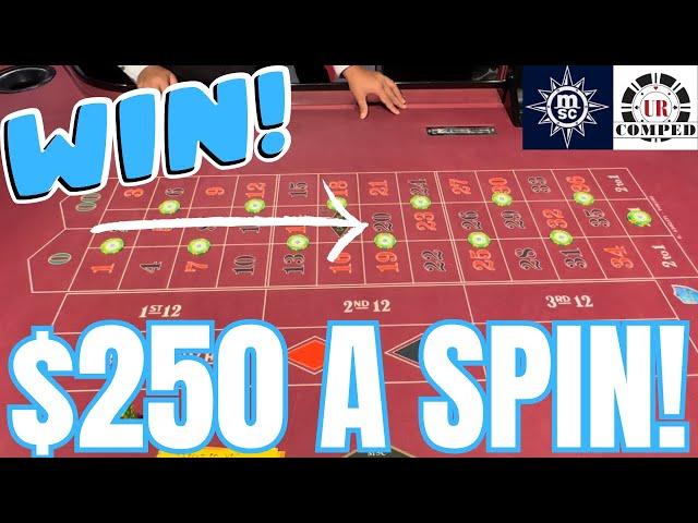 WIN $250 A SPIN TONIGHT AT YOUR CASINO!ROULETTE!!