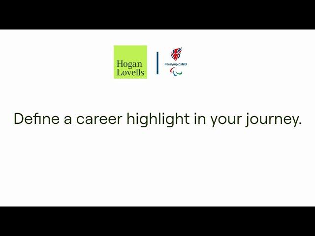 In conversation with ParalympicsGB | Define a career highlight in your journey.