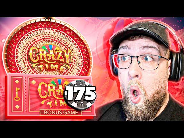 BIG WIN ON CRAZY TIME GAME SHOW! (HUGE CASH OUT)