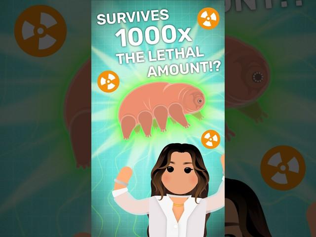 The SUPER Power of Tardigrades  #thoughtshot #radiation #science