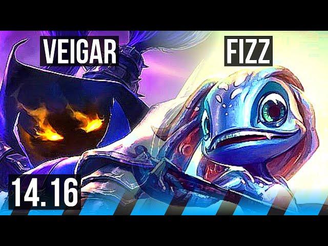 VEIGAR vs FIZZ (MID) | 7/1/6 | NA Master | 14.16