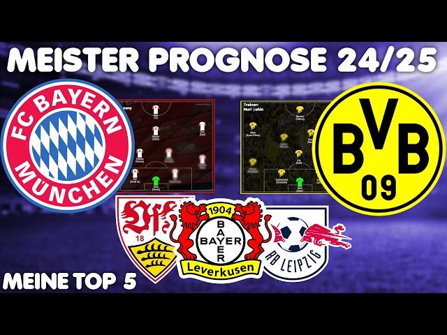 Bundesliga Meister Prognose 2024/25: Meine Top 5