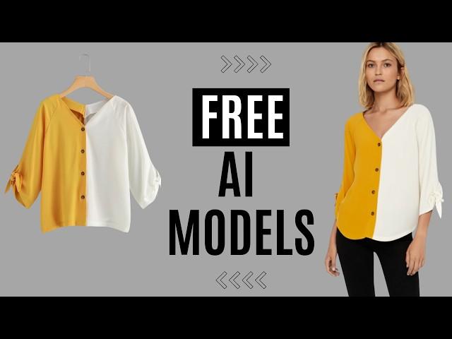 Free Ai fashion models using flat clothing images for e-commerce