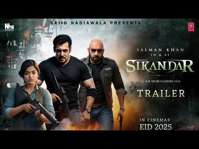 SIKANDAR - Official Trailer | Salman Khan | Sathyaraj Rashmika Mandanna | Suniel Shetty | 2025