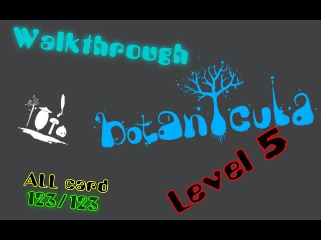 Full Botanicula walkthrough Level 5 + all (123) card and achievement