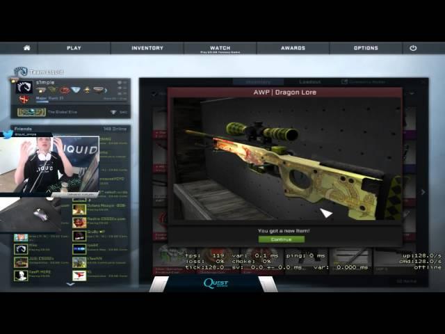 S1mple trade up AWP | Dragon Lore