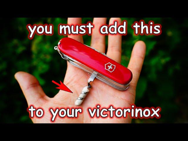 Amazing idea for survival with Victorinox Swiss Army Knife