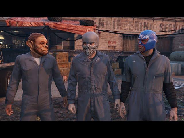 Grand Theft Auto V - Подлодка, Смертельная пьянка с Майклом, Ограбление Мерриуэзер, Блиц-игра {21}