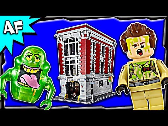 Lego Ghostbusters FIREHOUSE Headquarters 75827 Stop Motion Build Review