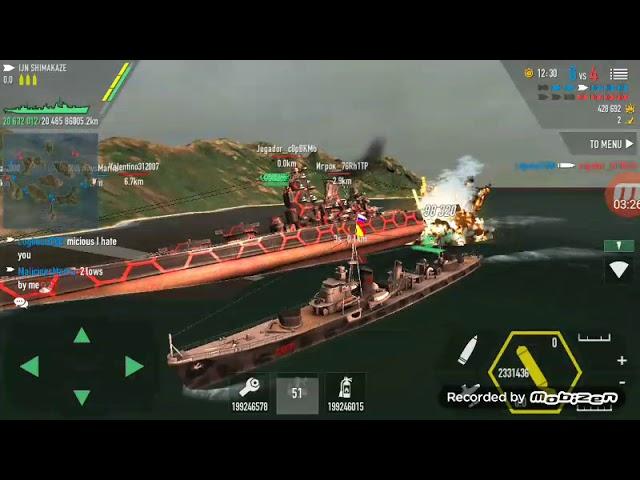 Battle of warships 1.67.13 : IJN SHIMAKAZE