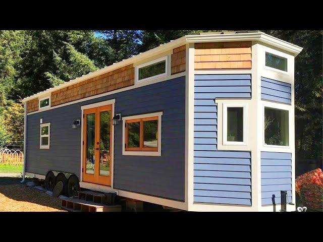 Custom Tiny Home, Olympia, WA Contracted by Earthen Frameworks | Living Design Tiny House