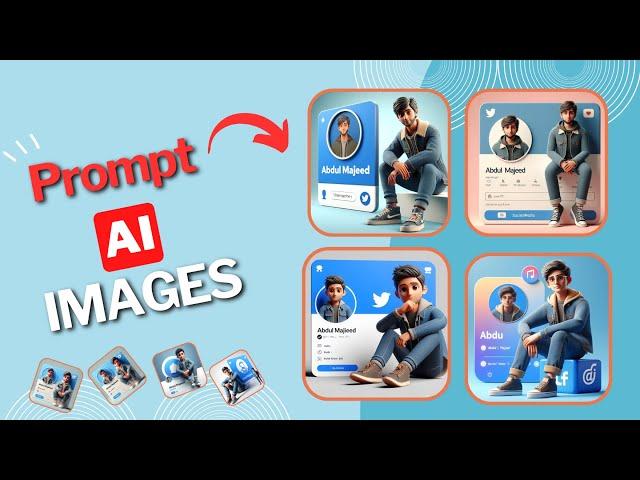 How to create 3D AI Social media Images | Bing AI image Generator | How to create image with Bing AI