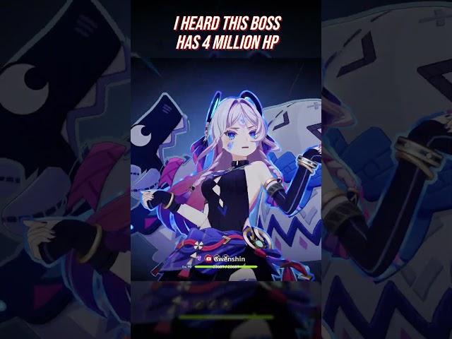 I heard this boss has 4m hp.. #mavuika #genshinimpact #genshinclips #citlali #showcase #shorts