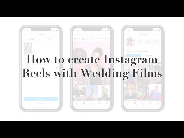 How to Create Instagram Reels from Wedding Films