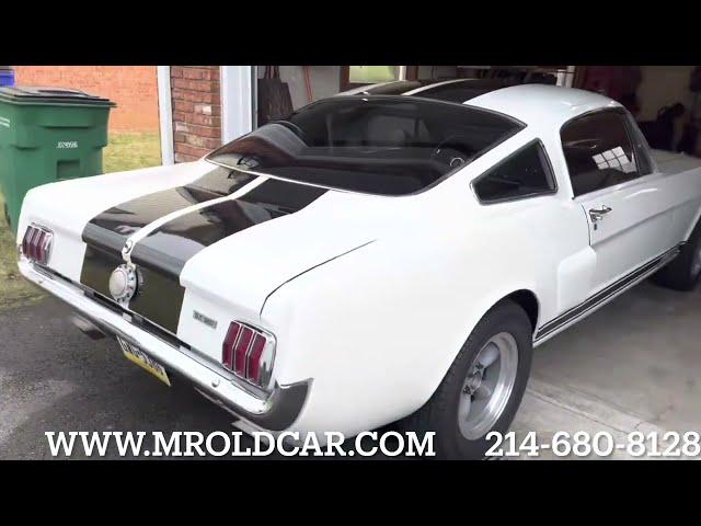 1965 Mustang Fastback Shelby GT350 RESTOMOD FOR SALE $67,995 WWW.MROLDCAR.COM