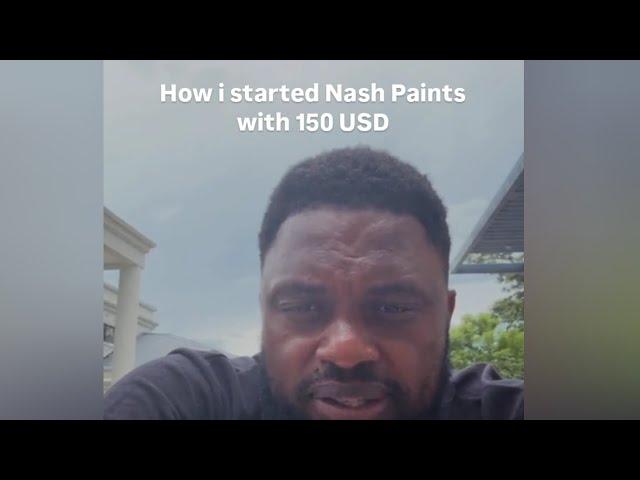 How Tinashe Mutarisi started Nash Paints with $150 usd Full story