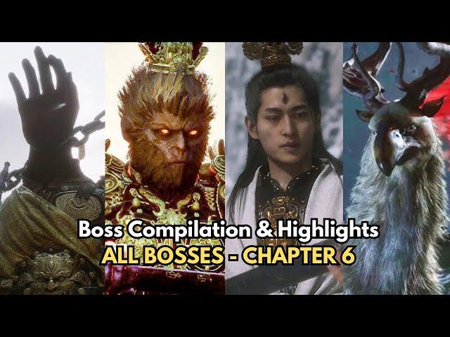 Black Myth: Wukong - Boss Compilation Reactions & Highlights - ALL BOSSES - Chapter 6