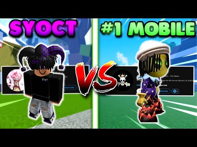 syoct VS #1 Mobile Player Chauncey (Blox Fruits)