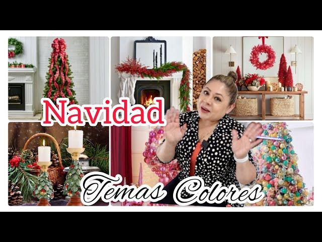 NUEVOS COLORES Y TENDENCIAS PARA NAVIDAD 2024  TEMAS Y DECORACIONES PARA EL ÁRBOL