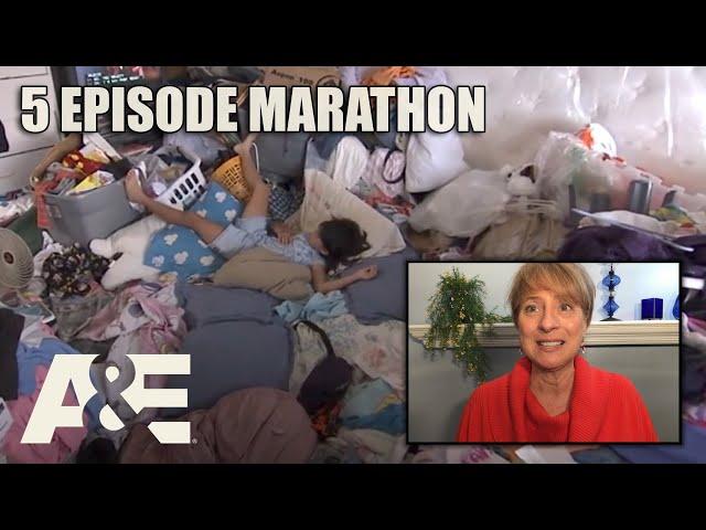 Hoarders Top Episodes MARATHON - Binge Them w/ Dorothy the Organizer! Part 4 | A&E