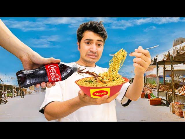 I Tried India’s Most Weird Street Food (Coke + Maggi)